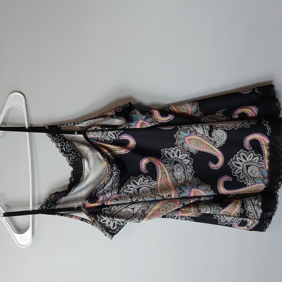 Fashion Bug Y2K Paisley Lace Camisole Tank Babydoll Womens 2X - Picture 6 of 6